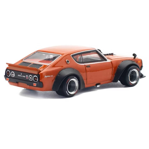 POP Race 1/64 PR64-173 GT-R V8 Drift Kenmeri Orange