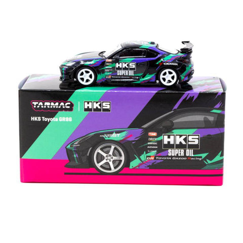 Tarmac Works 1:64 HKS Toyota GR86 Black