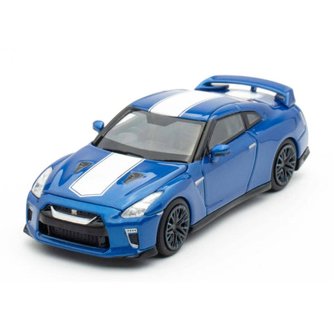 Motorhelix 1:64 Nissan GT-R R35 50th Anniversary - Blue