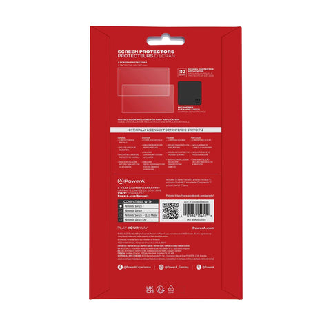 Nintendo Switch 2 PowerA Screen Protectors