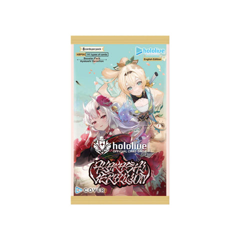 Hololive Card Game HBP06 Ayakashi Vermilion Booster (ENG)
