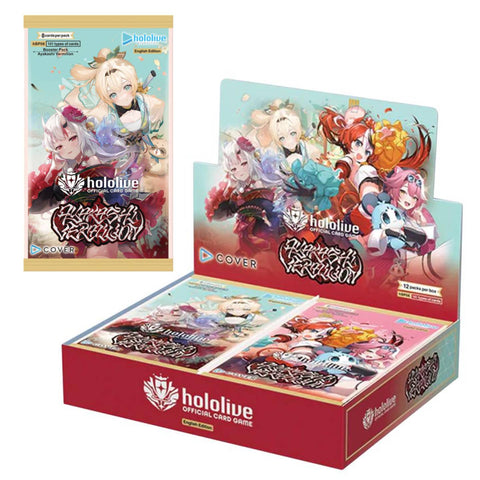Hololive Card Game HBP06 Ayakashi Vermilion Booster (ENG)