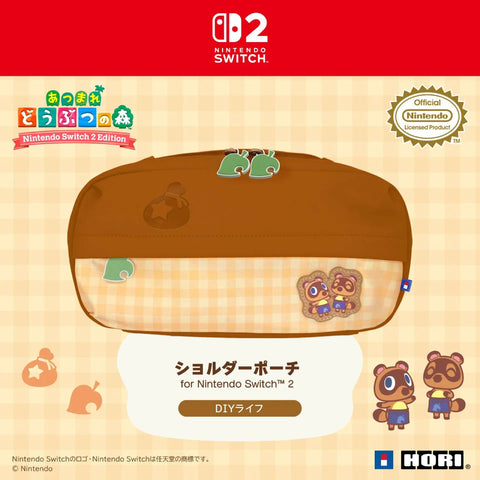 Nintendo Switch 2 Hori Adventure Shoulder Pouch - Animal Crossing Tom Nook