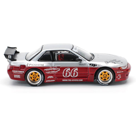 POP Race 1/64 PR64-258 Pandem S13 Moon Tech Red