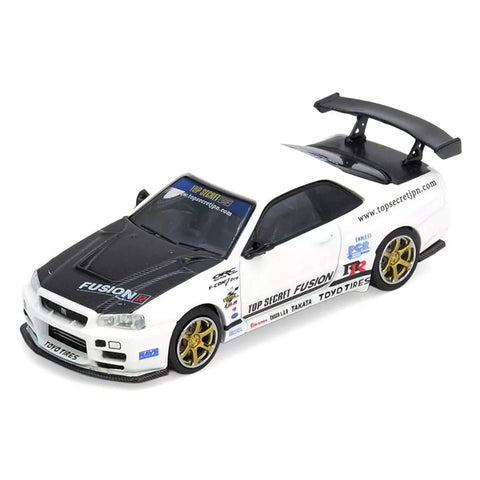 Inno64 Top Secret R34 GT-R White