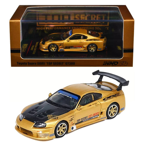 Inno64 Toyota Supra A80 Top Secret GT300 Gold
