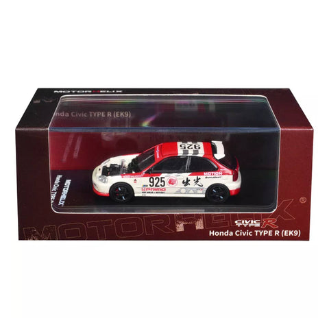 MotorHelix 1:64 Honda Civic Type R EK9 Motion Red