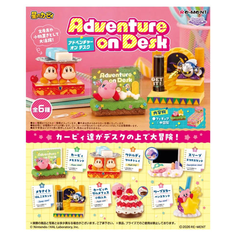 Re-Ment Kirby Adventure on Desk (Set of 6)