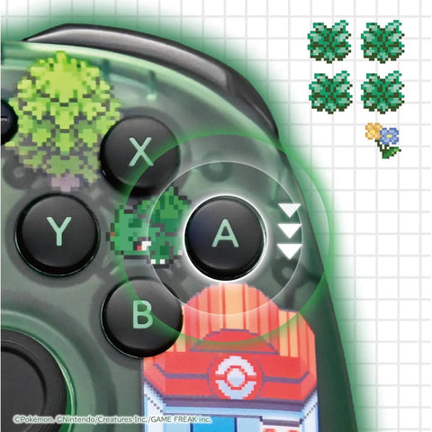 Nintendo Switch 2 Hori Wired HoriPad TURBO - Pokemon Pixel Green