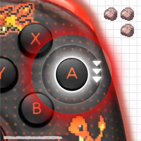 Nintendo Switch 2 Hori Wired HoriPad TURBO - Pokemon Pixel Red