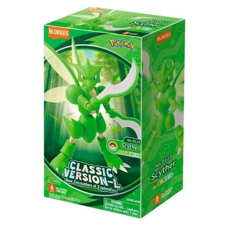 Pokemon Classic Edition Large Scyther Blokees Model Kit