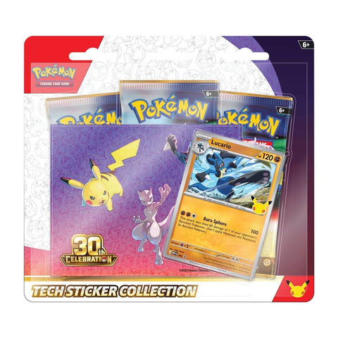 Pokemon TCG 30th Celebration Tech Sticker - Lucario