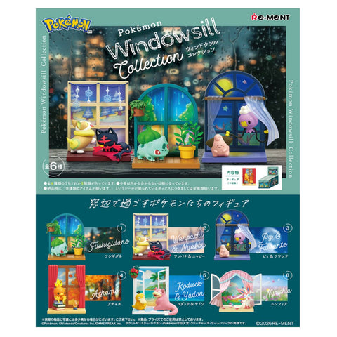 Re-Ment Pokemon Windowsill Collection (Set of 6)