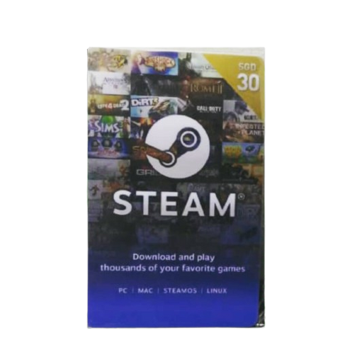 PC Steam Wallet Card SGD$30