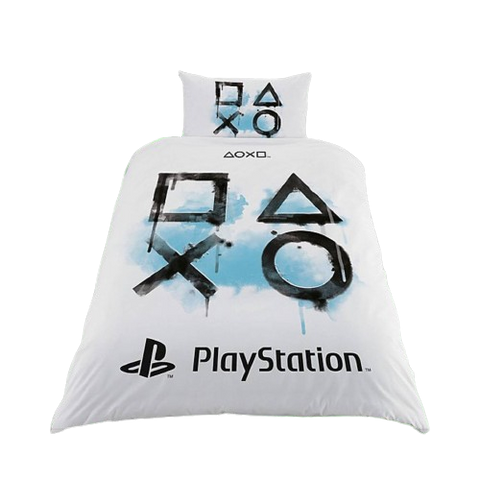 PlayStation Logo Single Duvet And Pillowcase