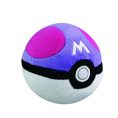 Pokemon Sun and Moon Pokeball Plush Purple