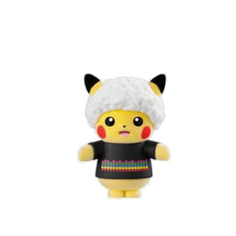 Pokemon Fluffy Doll 3 - (6) Afro Pikachu