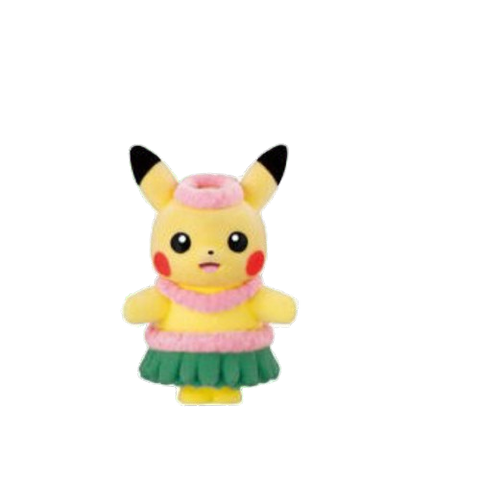 Pokemon Fluffy Doll 3 - (5)  Hula Dance Pikachu