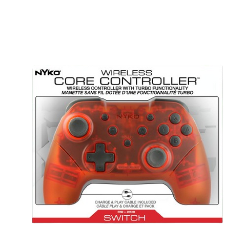 Nintendo Switch Nyko Wireless Core Controller - Trans Red