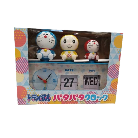 SK Japan Doraemon Clock With Day/Date - Blue