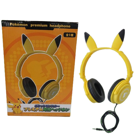 SEGA Pokemon Premium Headphone Pikachu Design