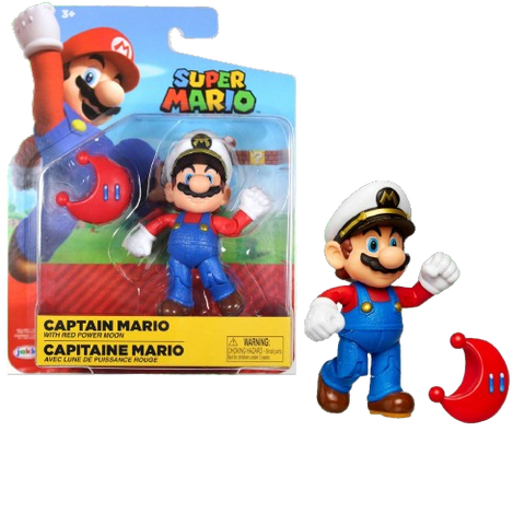 World of Nintendo 4" Fig W17 Captain Mario