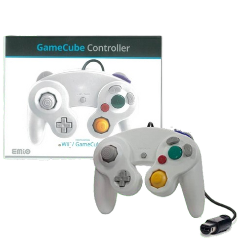 Emio Wii/ Gamecube Wired Controller White