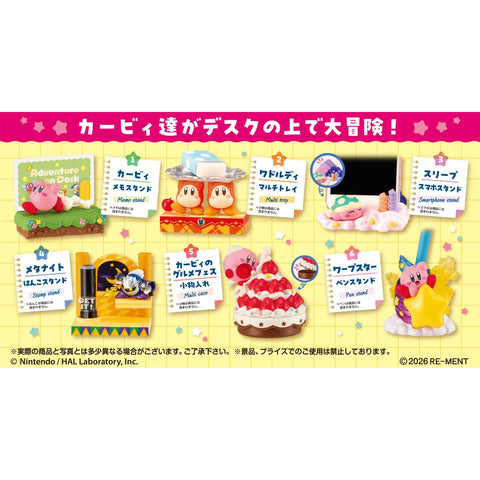 Re-Ment Kirby Adventure on Desk (Set of 6)