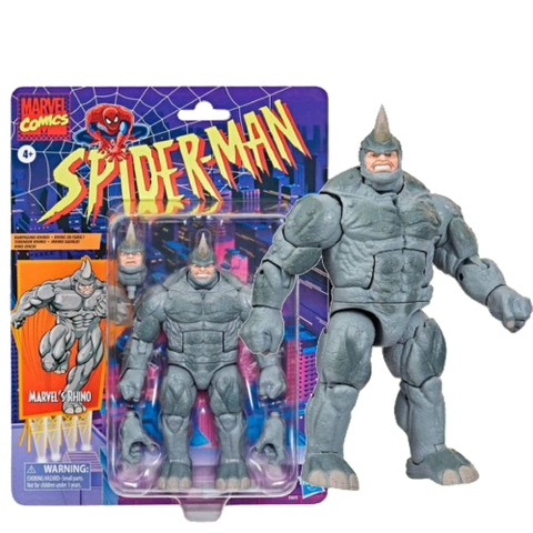 Spider-Man Marvel Legends Retro 6 Inch Rhino