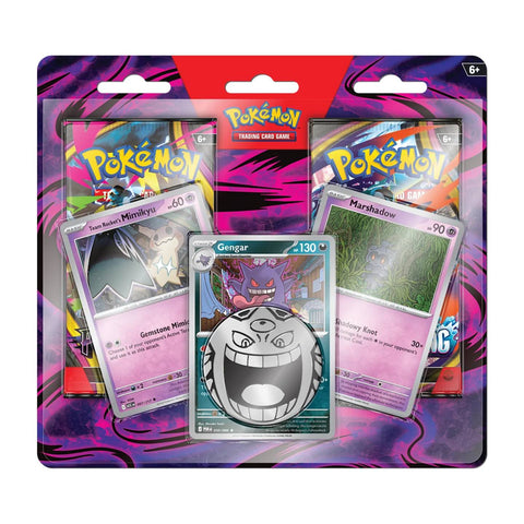 Pokemon Enhanced 2 Pack Blister - Mimikyu, Gengar, Marshadow
