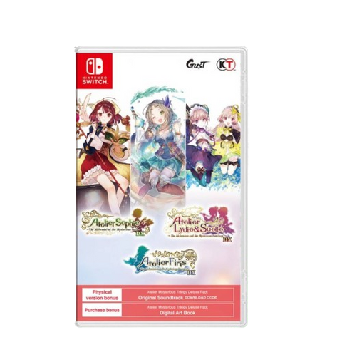 Nintendo Switch Atelier Mysterious Trilogy Regular (Asia) (DLC Code expire 21 APR 2024 (soundtrack))