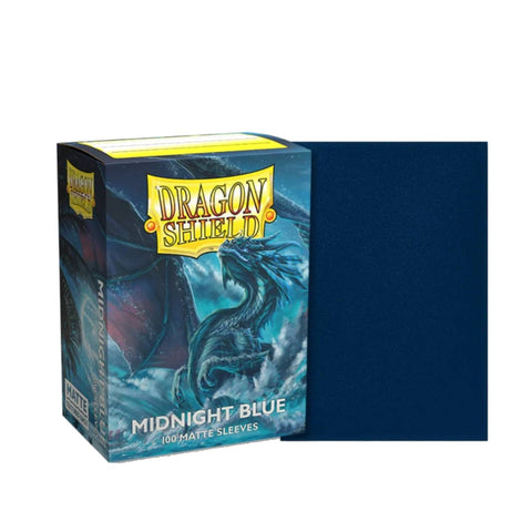 Dragon Shield Deck 100 Matte Dual sleeves - Midnight Blue