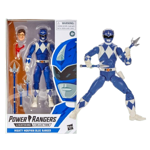 Power Rangers Lightning E5906AS04 6" Blue Ranger
