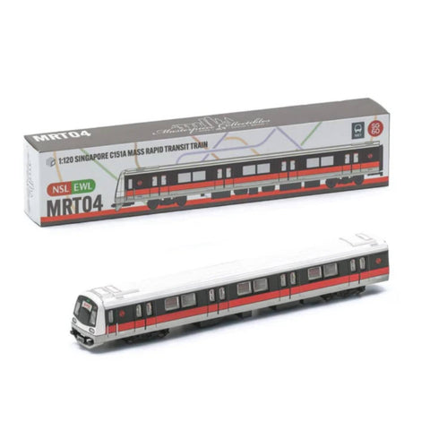MC MRT04 1/120 Singapore C151A Transit Train