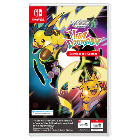 Nintendo Switch Pokemon Legends: Z-A: Mega Dimension (Download Code Only)