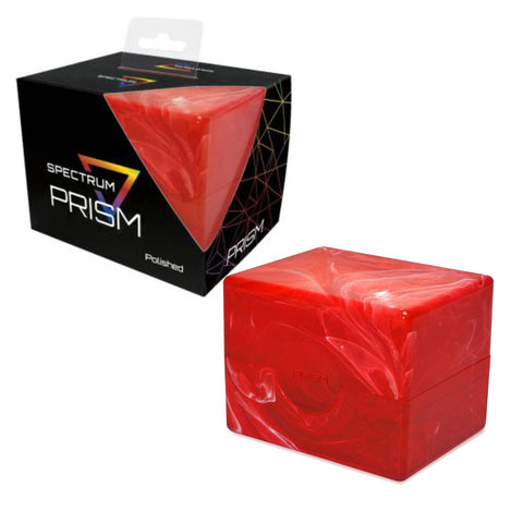 BCW Spectrum Prism Deck Case Carnelian Red