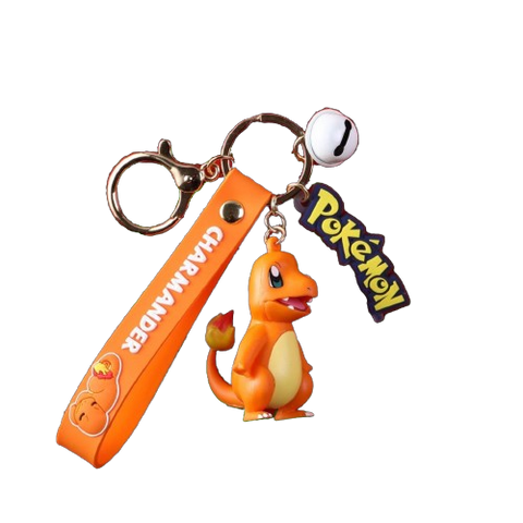 Pokemon Keychain with Bell Strap Charmander