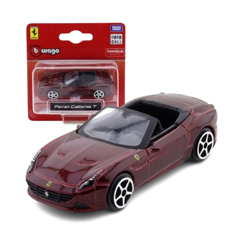 Tomica X Burago Blister California T Maroon Ferrari