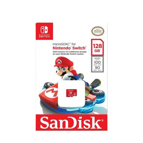 Nintendo Switch SanDisk 128GB MicroSDXC (mario kart)