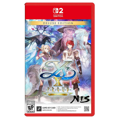 Nintendo Switch 2 Ys X: Proud Nordics [Deluxe Edition] (US) Game Key-card