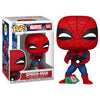 Funko POP! (1441) Marvel Holiday Spider Man Open Gift