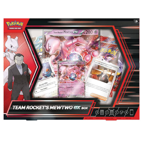 Pokemon TCG Team Rocket Mewtwo ex Box