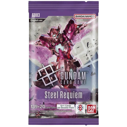 Gundam Card Game GD03 Steel Requiem Booster (ENG)