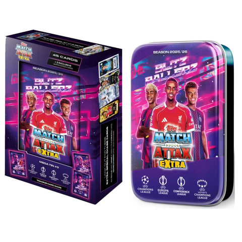 Topps Match Attax UEFA Extra 2025/26 Mega Tin #3 Blitzballers