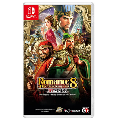 Nintendo Switch Romance of the Three Kingdoms 8 Remake Expansion (Asia) English