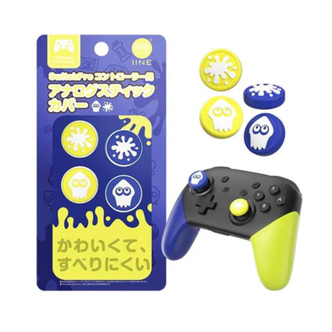 Nintendo Switch IINE Analog Caps For Pro Controller Splatoon 3