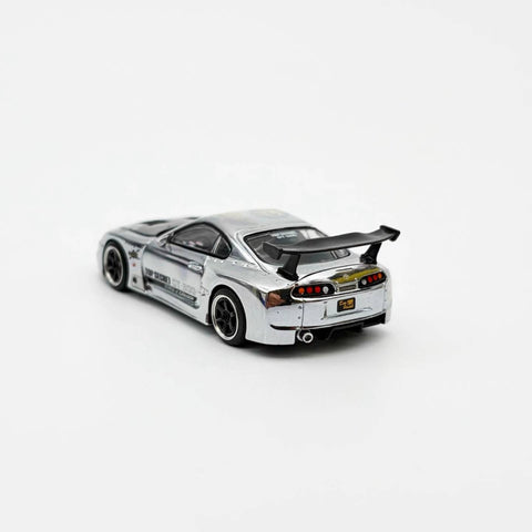 POP Race 1/64 PR64-325 GT300 Supra Silver Chrome