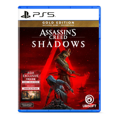 (Pre-order) PS5 Assassin's Creed Shadows [Gold Edition] (Ship 12 November 2024)