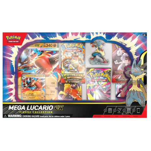 Pokemon TCG Mega Lucario ex Figure Collection Box