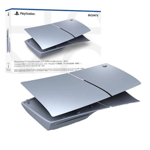 PS5 Console Covers Slim - Sterling Silver